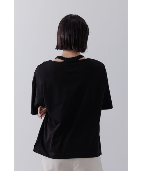 セール】カッティングデザインカットソー（Tシャツ/カットソー