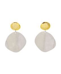 UN3D. | ダブルサークルイヤリング(イヤリング)