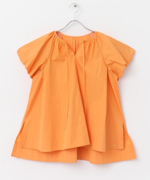 URBAN RESEARCH ROSSO WOMEN(アーバンリサーチ ロッソ)の「バルーンスリーブブラウス(シャツ/ブラウス・レディース・ホワイト/ブラック系その他/オレンジ・FREE)」の12枚目の写真