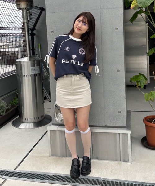 Birthday room(バースデイルーム)の「サイドラインゲームTシャツ(Tシャツ/カットソー・レディース・ホワイト/ライトブルー/ネイビー・FREE)」の22枚目の写真