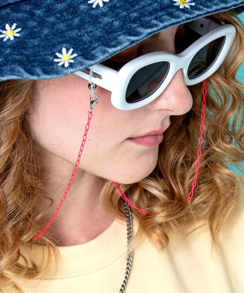 セール】an meets zakka ショッキングカラーメガネチェーン / 眼鏡