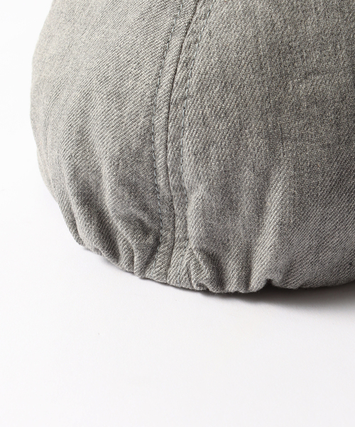 Nigel Cabourn(ナイジェルケーボン)の「NIGEL CABOURN / ナイジェルケーボン BASEBALL CAP COTTON TWILL(キャップ・メンズ・ネイビー/ライトグレー・MEDIUM/LARGE)」の8枚目の写真