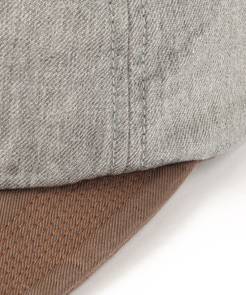 Nigel Cabourn(ナイジェルケーボン)の「NIGEL CABOURN / ナイジェルケーボン BASEBALL CAP COTTON TWILL(キャップ・メンズ・ネイビー/ライトグレー・MEDIUM/LARGE)」の11枚目の写真