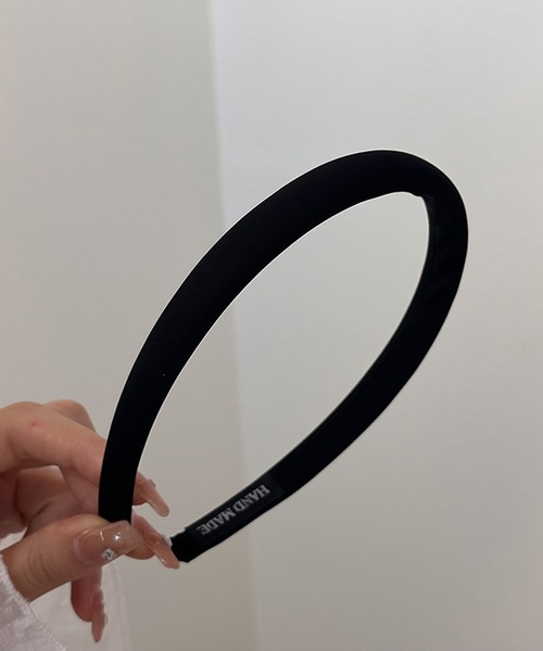 LAFFMO（ラフモ）の「ぷっくりカチューシャ（カチューシャ・レディース・オフホワイト/ブラック/ピンク・F）」の3枚目の写真