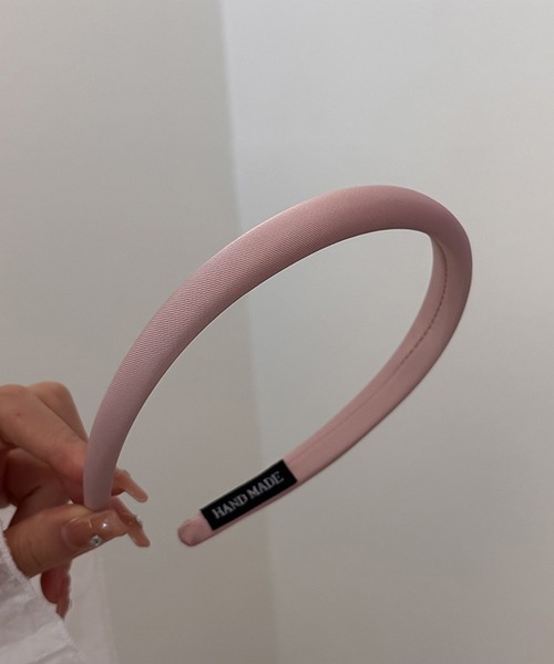 LAFFMO（ラフモ）の「ぷっくりカチューシャ（カチューシャ・レディース・オフホワイト/ブラック/ピンク・F）」の7枚目の写真