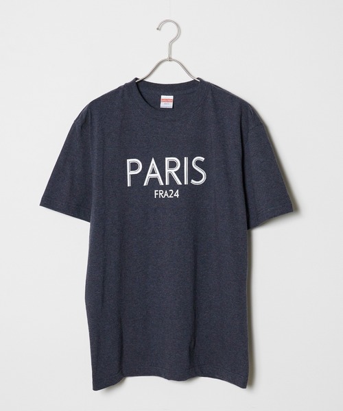 United Athle（ユナイテッドアスレ）の「【UNITED ATHLE】▲ロゴ クルーネック 半袖Tシャツ (PARIS FR24)（Tシャツ/カットソー・レディース・ネイビー/ブラック/ホワイト・L/S/M）」の21枚目の写真