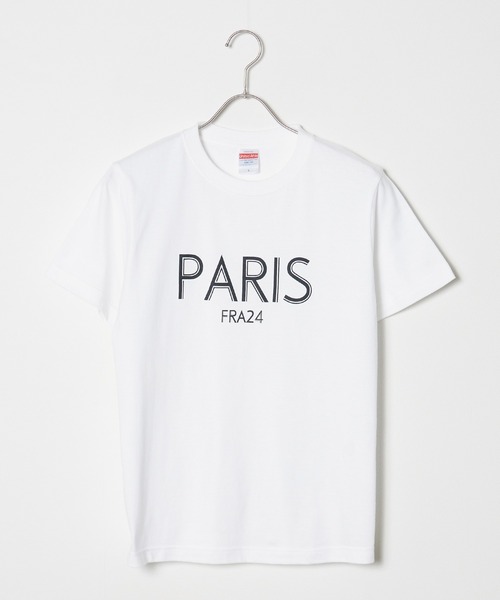 United Athle（ユナイテッドアスレ）の「【UNITED ATHLE】▲ロゴ クルーネック 半袖Tシャツ (PARIS FR24)（Tシャツ/カットソー・レディース・ネイビー/ブラック/ホワイト・L/S/M）」の17枚目の写真