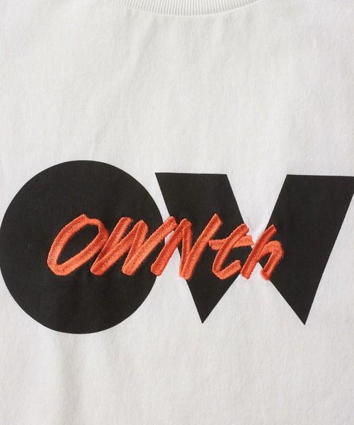 OWNth(オンス)の「ロゴ刺繍Tシャツ(Tシャツ/カットソー・レディース・ホワイト/ブラック・P/R)」の8枚目の写真