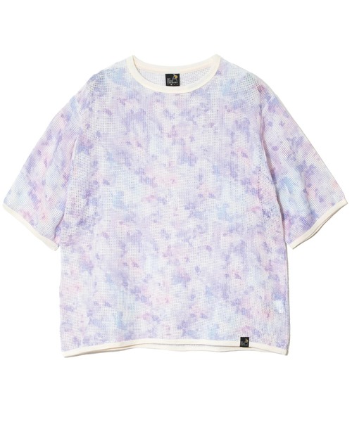 メッシュタイダイ染プリントS/STEE（Tシャツ/カットソー）｜go slow caravan（ゴースローキャラバン）