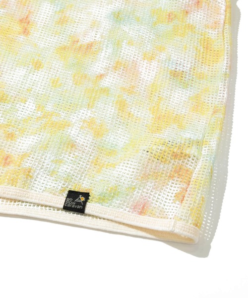 メッシュタイダイ染プリントS/STEE（Tシャツ/カットソー）｜go slow caravan（ゴースローキャラバン）