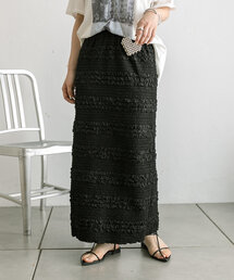 mystic | 【2サイズ/3色展開】newカットジャガードスカート(スカート)