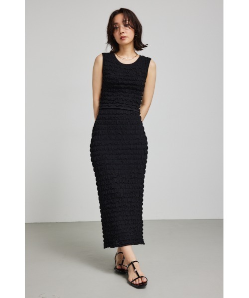 rienda（リエンダ）の「ポップコーンニットトップス（ニット/セーター・レディース・ピンク/ホワイト/ブルー/ブラック・FREE）」の7枚目の写真