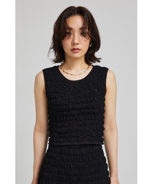 rienda（リエンダ）の「ポップコーンニットトップス（ニット/セーター・レディース・ピンク/ホワイト/ブルー/ブラック・FREE）」の9枚目の写真