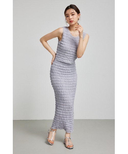 rienda（リエンダ）の「ポップコーンニットトップス（ニット/セーター・レディース・ピンク/ホワイト/ブルー/ブラック・FREE）」の14枚目の写真