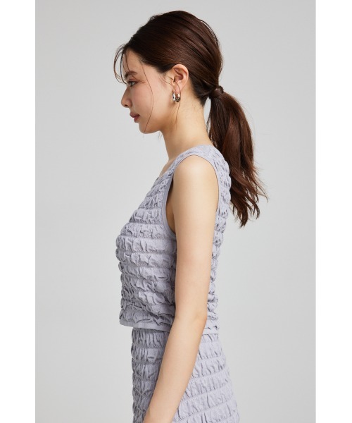 rienda（リエンダ）の「ポップコーンニットトップス（ニット/セーター・レディース・ピンク/ホワイト/ブルー/ブラック・FREE）」の16枚目の写真