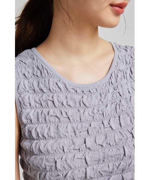 rienda（リエンダ）の「ポップコーンニットトップス（ニット/セーター・レディース・ピンク/ホワイト/ブルー/ブラック・FREE）」の18枚目の写真