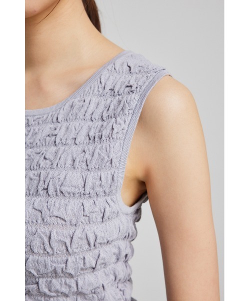 rienda（リエンダ）の「ポップコーンニットトップス（ニット/セーター・レディース・ピンク/ホワイト/ブルー/ブラック・FREE）」の19枚目の写真