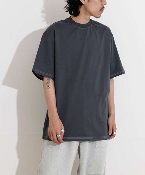 Yonetomi(ヨネトミ)の「米富繊維 Yonetomi NEW BASIC DYE T-SHIRTS(Tシャツ/カットソー・メンズ・チャコールグレー/ライトピンク/ライトグレー/イエロー・2/3)」の2枚目の写真