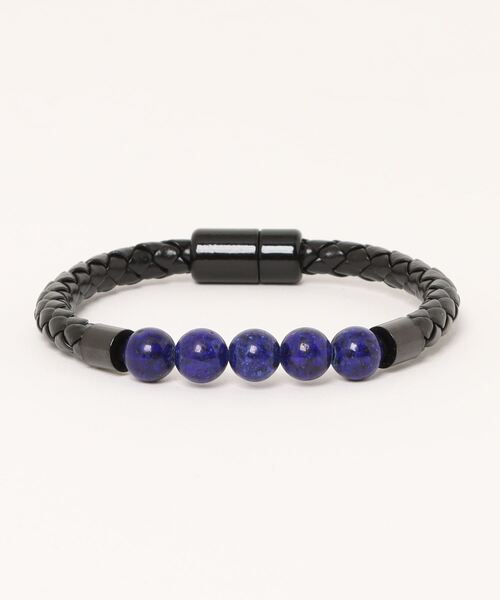 チャイハネ（チャイハネ）の「【チャイハネ】ストーンマグネットMEN'Sブレスレット（ブレスレット・メンズ・ホワイト/ブラウン/レッド/グリーン/レッド系その他/パープル/ダークブルー/スミクロ/ターコイズブルー/ブラック・FREE）」の7枚目の写真