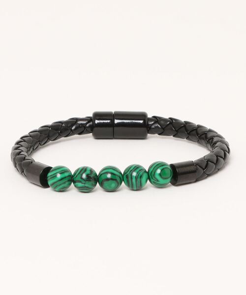 チャイハネ（チャイハネ）の「【チャイハネ】ストーンマグネットMEN'Sブレスレット（ブレスレット・メンズ・ホワイト/ブラウン/レッド/グリーン/レッド系その他/パープル/ダークブルー/スミクロ/ターコイズブルー/ブラック・FREE）」の5枚目の写真