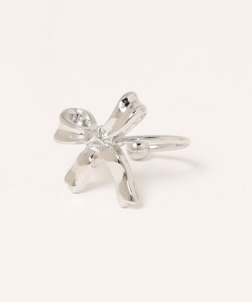 LOWRYS FARM（ローリーズファーム）の「リボンイヤーカフ　 130111（イヤーカフ・レディース・シルバー系1/ゴールド系2/シルバー系2/ゴールド系1・FREE）」の3枚目の写真