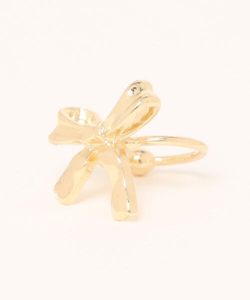 LOWRYS FARM（ローリーズファーム）の「リボンイヤーカフ　 130111（イヤーカフ・レディース・シルバー系1/ゴールド系2/シルバー系2/ゴールド系1・FREE）」の4枚目の写真