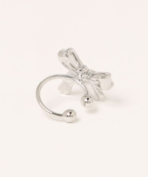 LOWRYS FARM（ローリーズファーム）の「リボンイヤーカフ　 130111（イヤーカフ・レディース・シルバー系1/ゴールド系2/シルバー系2/ゴールド系1・FREE）」の5枚目の写真