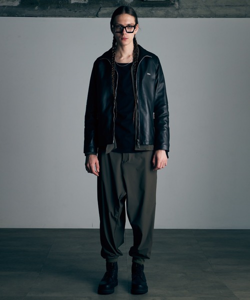 Premium virgers leather jacket（ライダースジャケット