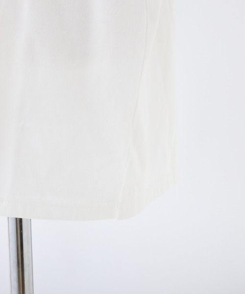 one after another NICE CLAUP(ワンアフターアナザーナイスクラップ)の「オーバーサイズバンドT(Tシャツ/カットソー・レディース・サックスブルー/オフホワイト/チャコールグレー・FREE)」の21枚目の写真