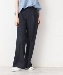 Dessin | 【洗える】デニムワイドマリンパンツ（S～L）(デニムパンツ)