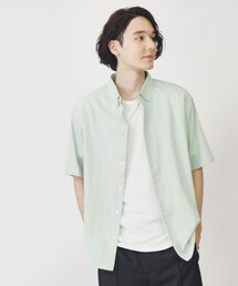 ◆コットンレース半袖シャツ