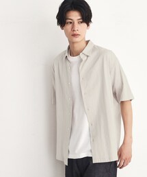 ◆コットンレース半袖シャツ