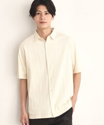 ◆コットンレース半袖シャツ