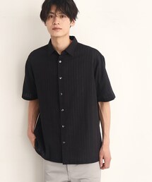 ◆コットンレース半袖シャツ
