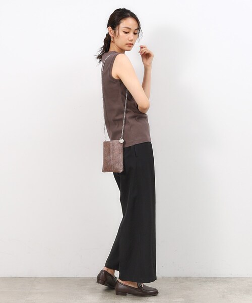 OPAQUE.CLIP（オペークドットクリップ）の「ラインストーン調シャイニーミニショルダーバッグ（ショルダーバッグ・レディース・チャコールグレー/シルバー/ブロンズ/ブラック・00）」の20枚目の写真