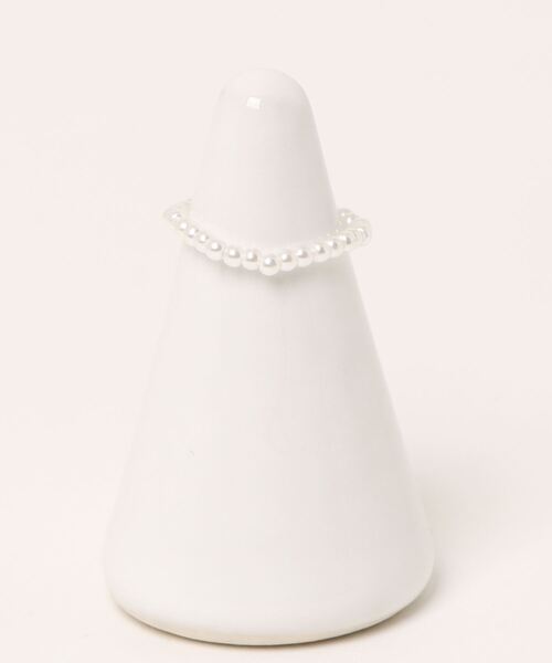 Coo+i（クーイ）の「パールビーズリング 1mm 2mm 3mm（リング・レディース・ホワイト系1/ホワイト系2/ホワイト系3・FREE）」の4枚目の写真