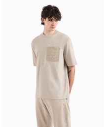 ARMANI EXCHANGE | 【A|X アルマーニ エクスチェンジ】キルティングロゴポケット　半袖クルーネックトップス（EC限定カラー含）(Tシャツ/カットソー)