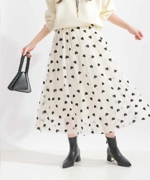 Lo-Fi | ハートフロッキーチュールスカート(スカート)