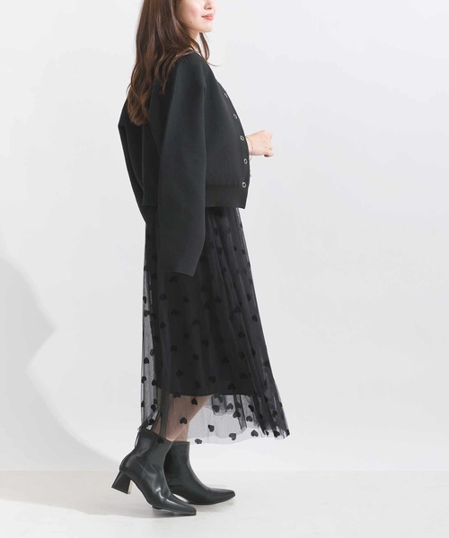 Lo-Fi（ローファイ）の「ハートフロッキーチュールスカート（スカート・レディース・ブラック/ベージュ・M）」の17枚目の写真