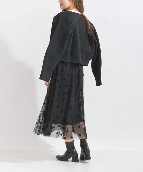 Lo-Fi（ローファイ）の「ハートフロッキーチュールスカート（スカート・レディース・ブラック/ベージュ・M）」の16枚目の写真