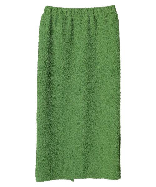 Green　Parks（グリーンパークス）の「BEST PRICE フクレジャガードIラインスカート（スカート・レディース・ブラック/アイボリー/グリーン/ベージュ/パープル・FREE）」の19枚目の写真