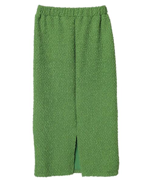 Green　Parks（グリーンパークス）の「BEST PRICE フクレジャガードIラインスカート（スカート・レディース・ブラック/アイボリー/グリーン/ベージュ/パープル・FREE）」の18枚目の写真