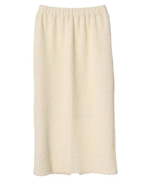 Green　Parks（グリーンパークス）の「BEST PRICE フクレジャガードIラインスカート（スカート・レディース・ブラック/アイボリー/グリーン/ベージュ/パープル・FREE）」の10枚目の写真