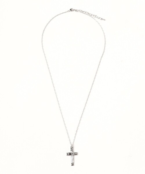 Ray BEAMS（レイビームス）の「フラワー クロス ネックレス（ネックレス・レディース・シルバー/ゴールド・ONE SIZE）」の3枚目の写真