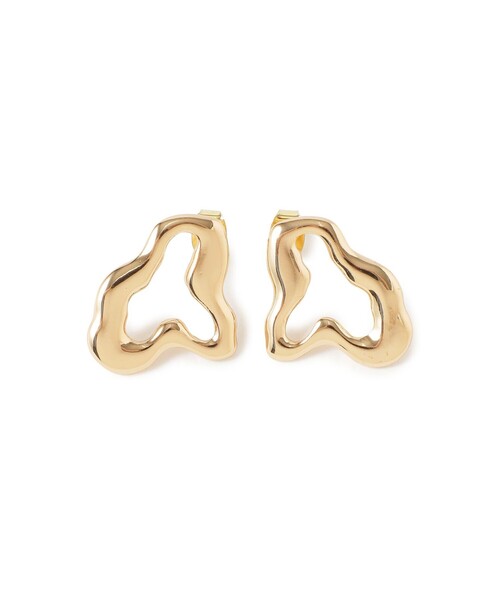 CAST:（キャストコロン）の「アートモチーフピアス（ピアス（両耳用）・レディース・ゴールド/シルバー・FREE）」の2枚目の写真