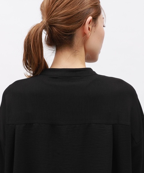 LAKOLE(ラコレ)の「チュールドッキングシャツ6分袖 / 140464(シャツ/ブラウス・レディース・ブラック/グレー/ホワイト・SMALL/MEDIUM)」の10枚目の写真