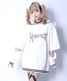 Amilige（アミリージュ）の「Amilige発泡プリントセーラーカラー