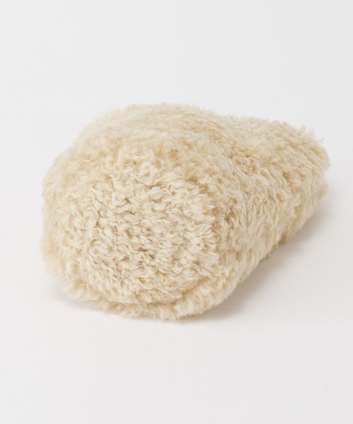 HELEN MOORE（ヘレンムーア）の「ファーバッグ（ハンドバッグ・レディース・チャコール/オフホワイト・フリー）」の6枚目の写真