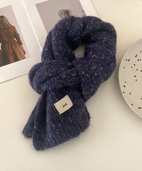 c.u.l（シーユーエル）の「ふわふわ マルチカラー ニットマフラー