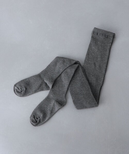 UNITED ARROWS（ユナイテッドアローズ）の「リブ タイツ（タイツ/ストッキング・レディース・ダークグレー/ブラック・FREE）」の3枚目の写真